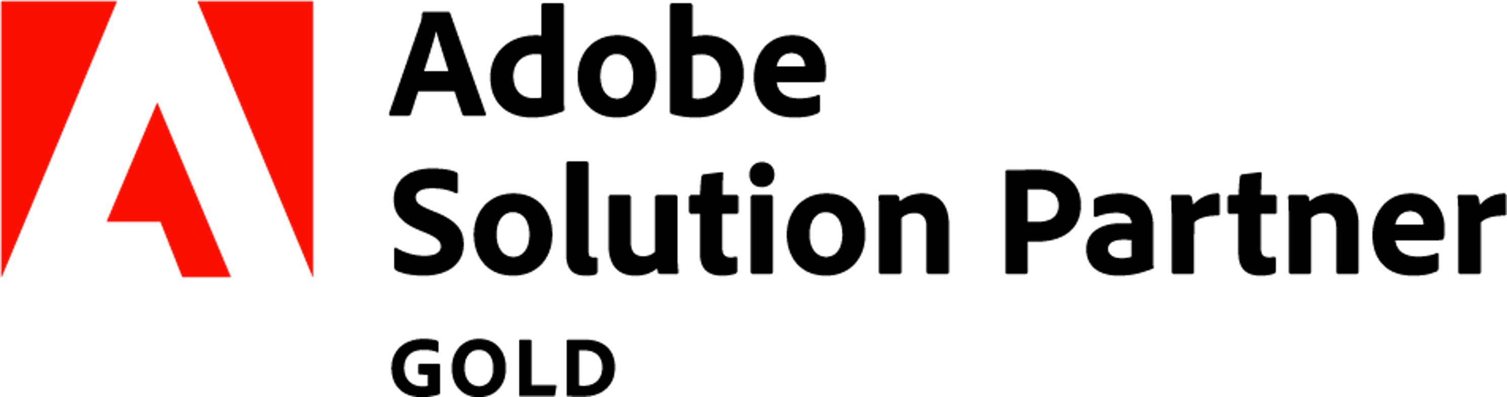 Adobe Solution Partner Gold - lt background
