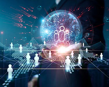 Customer network relationship management concept
