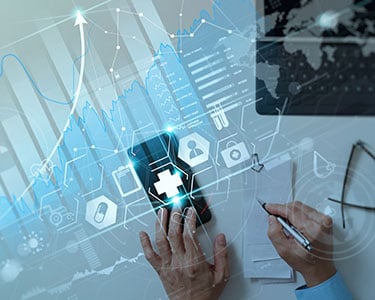 Healthcare-and-Medical-business-vitual-graph-data-and-growth