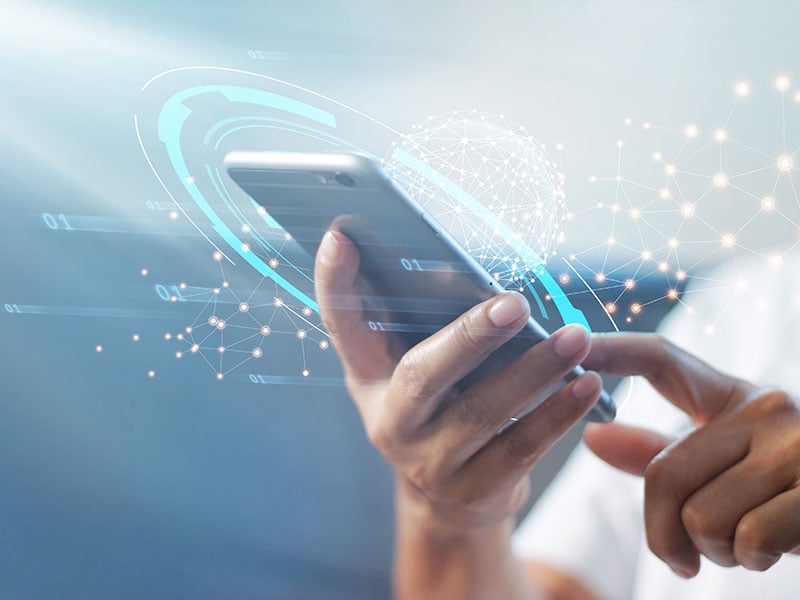 Man-using-mobile-smart-phone-with-global-network-connection