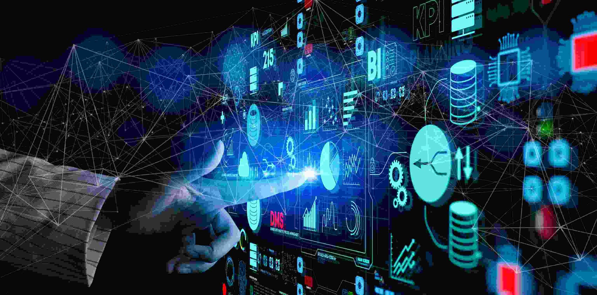 business-data-analytics-process-management-with-businesswoman-hand-touching-connected-gear-cogs